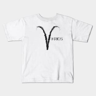 Aries zodiac sign Kids T-Shirt